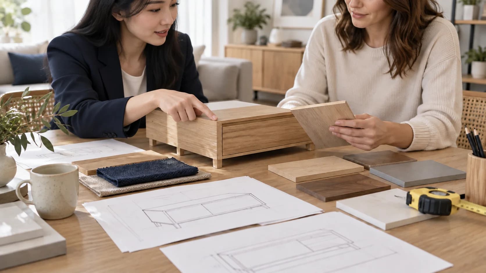 Discussing oak finishes and furniture specifications